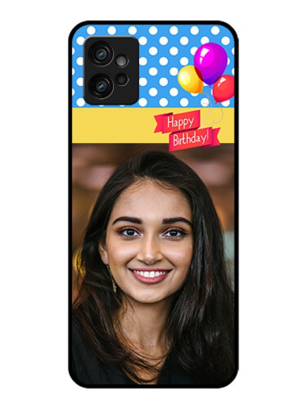 Custom Moto G32 Custom Metal Phone CaseHappy Birthday Design