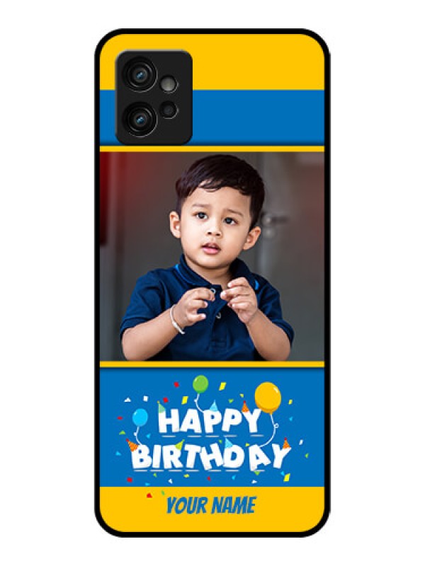 Custom Moto G32 Custom Metal Phone CaseBirthday Wishes Design
