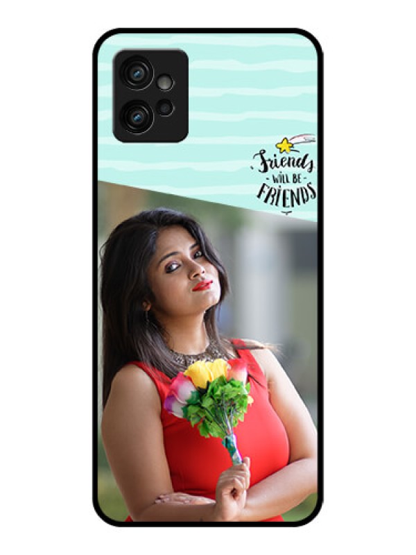 Custom Moto G32 Custom Metal Phone CaseFriends Picture Icon Design
