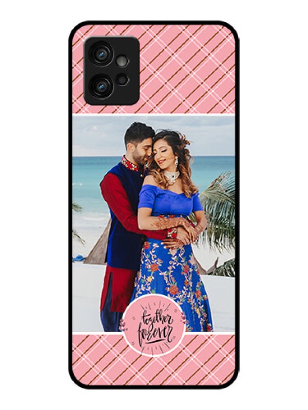 Custom Moto G32 Custom Metal Phone CaseTogether Forever Design