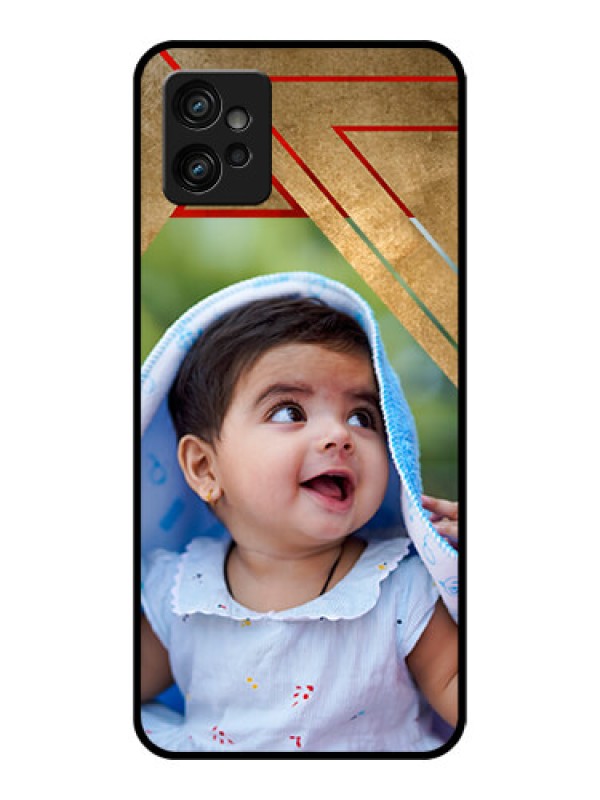 Custom Moto G32 Custom Metal Phone CaseGradient Abstract Texture Design