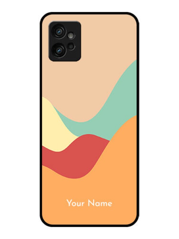 Custom Moto G32 Custom Metal Phone CaseOcean Waves Multi - Colour Design