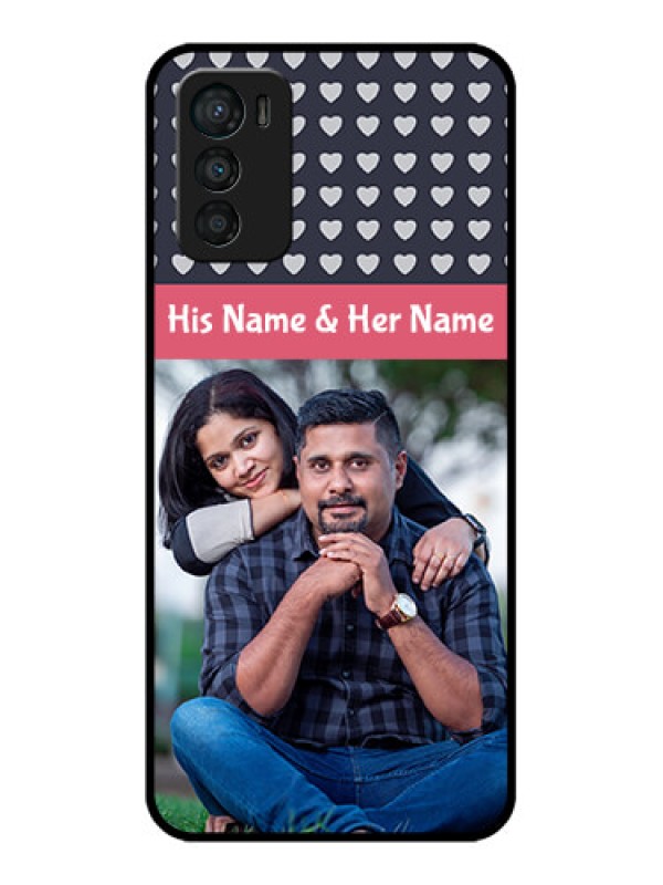 Custom Moto G42 Custom Metal Phone CaseLove Symbols Design