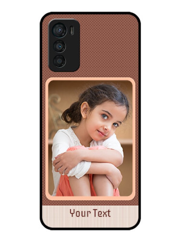 Custom Moto G42 Custom Metal Phone CaseSimple Pic Upload Design