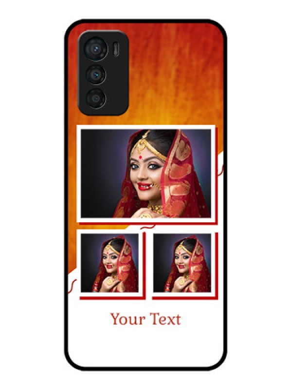 Custom Moto G42 Custom Metal Phone CaseWedding Memories Design