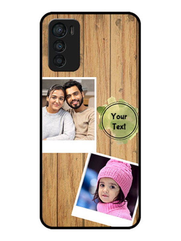 Custom Moto G42 Custom Metal Phone CaseWooden Texture Design