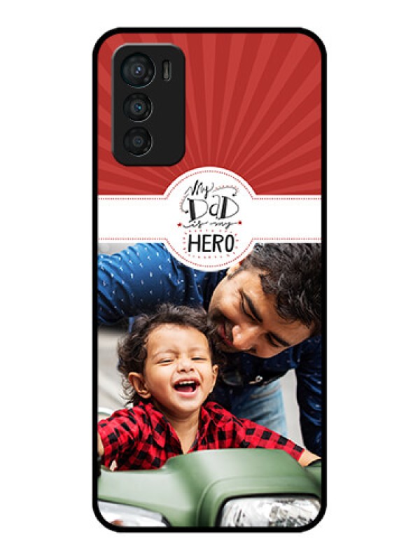 Custom Moto G42 Custom Metal Phone CaseMy Dad Hero Design
