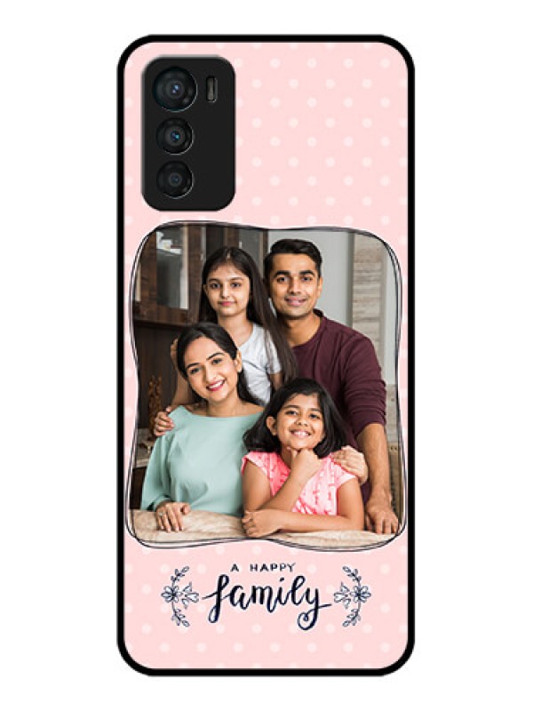 Custom Moto G42 Custom Metal Phone CaseFamily With Dots Design