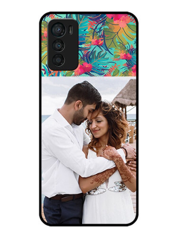 Custom Moto G42 Custom Metal Phone CaseWatercolor Floral Design