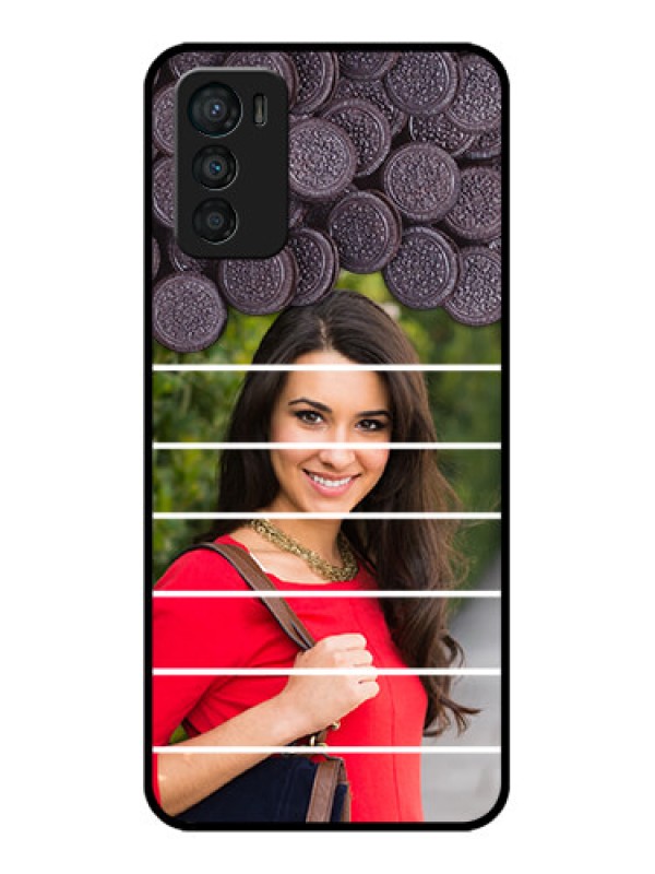 Custom Moto G42 Custom Metal Phone CaseWith Oreo Biscuit Design