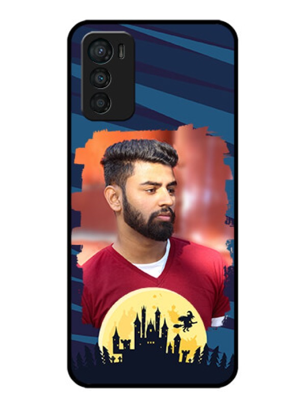 Custom Moto G42 Custom Metal Phone CaseHalloween Witch Design