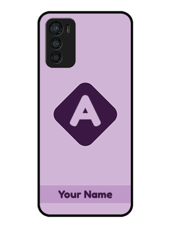 Custom Moto G42 Custom Metal Phone CaseCustom Letter In Curved Badge Design