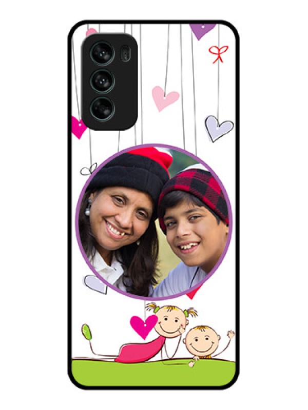 Custom Moto G62 Custom Metal Phone CaseCute Kids Phone Case Design