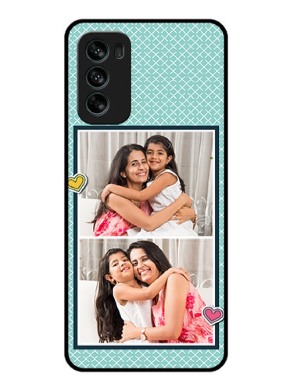 Custom Moto G62 Custom Metal Phone Case2 Image Holder With Pattern Design