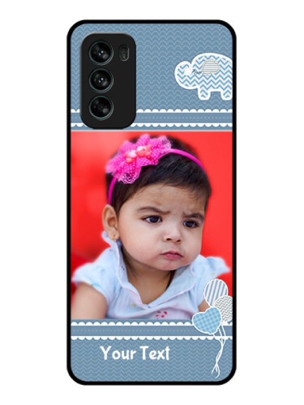 Custom Moto G62 Custom Metal Phone CaseWith Kids Pattern Design