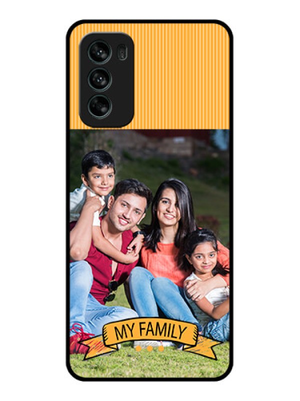 Custom Moto G62 Custom Metal Phone CaseMy Family Design