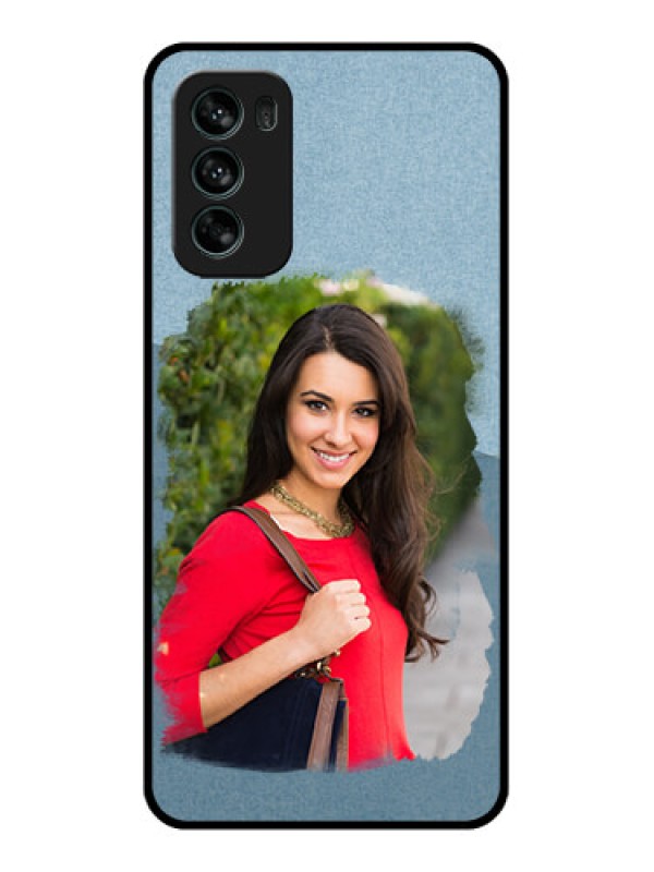 Custom Moto G62 Custom Metal Phone CaseGrunge Line Art Design