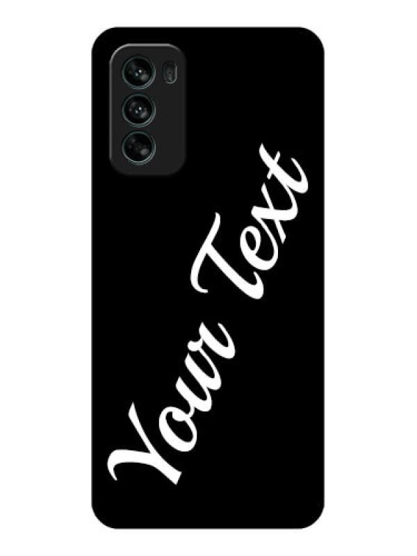 Custom Moto G62 Custom Metal Phone CaseWith Your Name Design