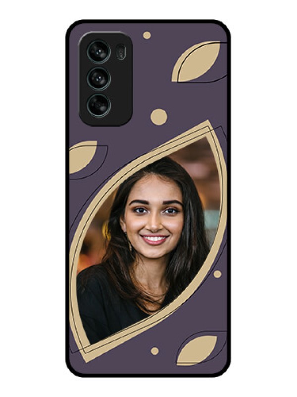 Custom Moto G62 Custom Metal Phone CaseFalling Leaf Design