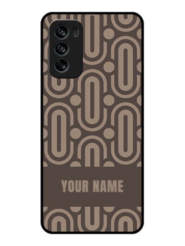 Custom Moto G62 Custom Metal Phone CaseCaptivating Zero Pattern Design