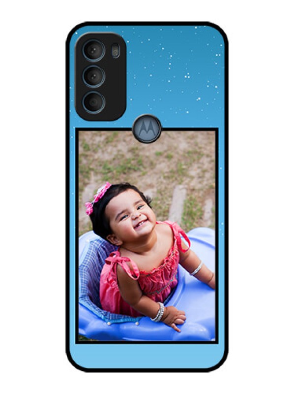 Custom Moto G71 5G Custom Metal Phone CaseWave Pattern Colorful Design