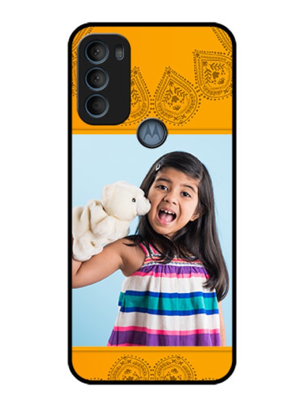 Custom Moto G71 5G Custom Metal Phone CasePhoto Wedding Design