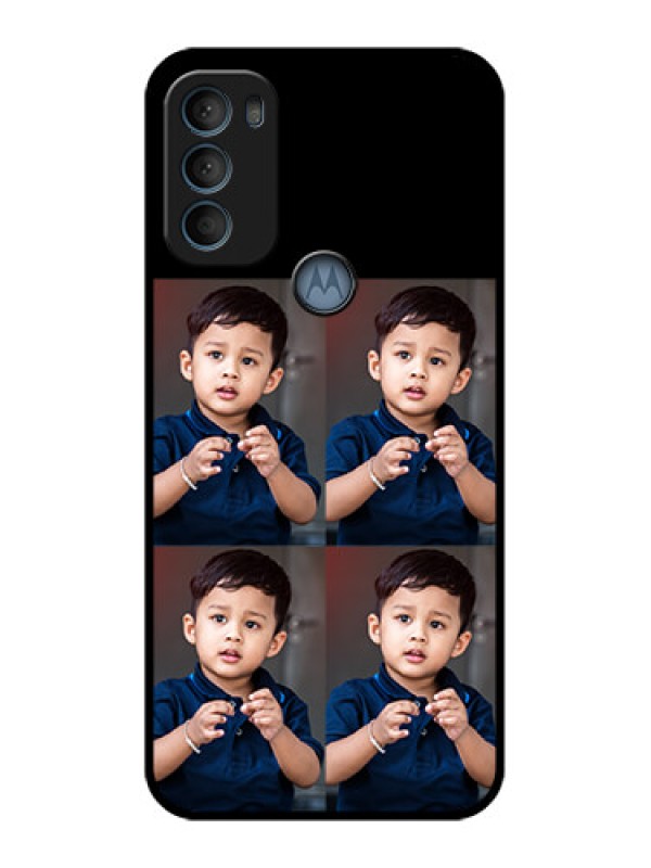 Custom Moto G71 5G Custom Metal Phone Case4 Image Holder Design