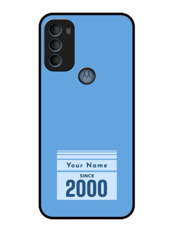 Custom Moto G71 5G Custom Metal Phone CaseCustom Year Of Birth Design
