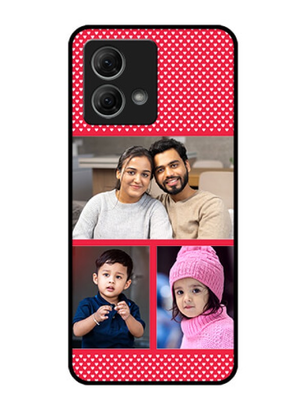 Custom Moto G84 5G Custom Metal Phone CaseBulk Photo Upload Design