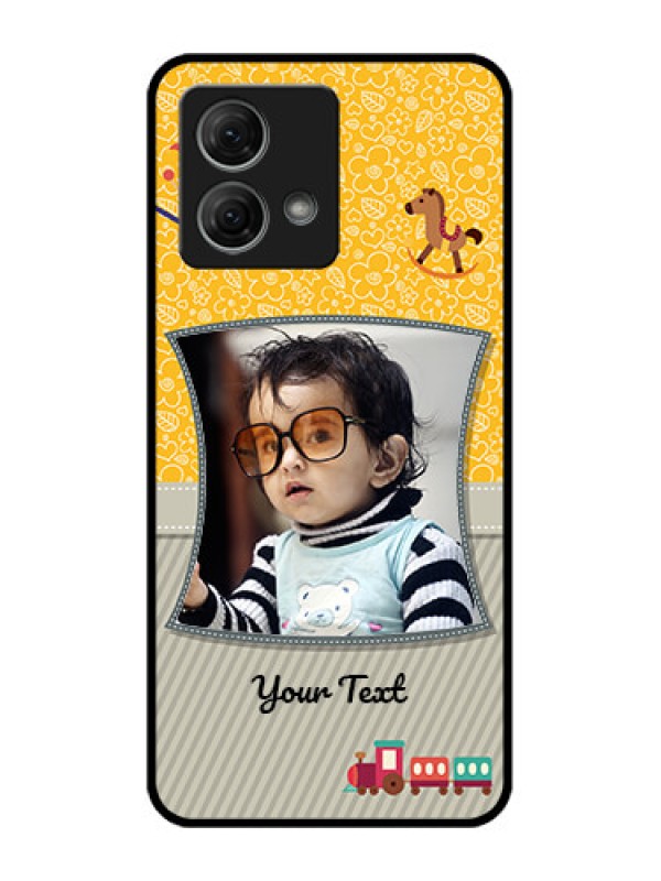 Custom Moto G84 5G Custom Metal Phone CaseBaby Picture Upload Design