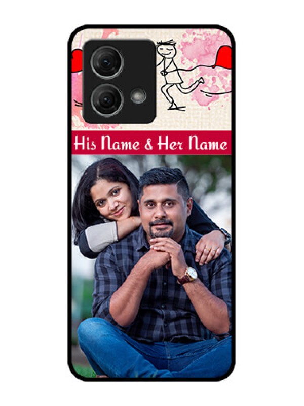 Custom Moto G84 5G Custom Metal Phone CaseYou And Me Case Design