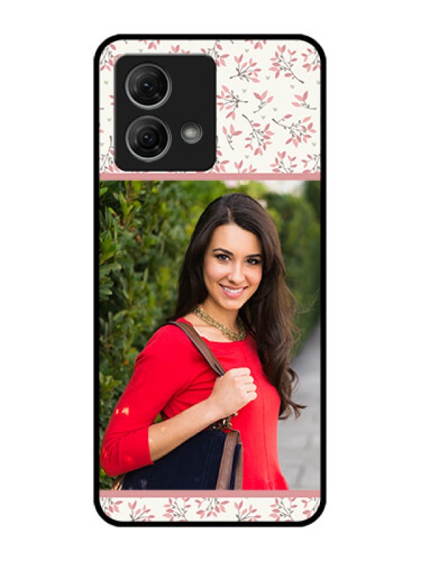 Custom Moto G84 5G Custom Metal Phone CaseStunning Floral Design