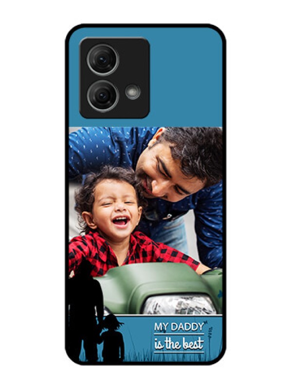 Custom Moto G84 5G Custom Metal Phone CaseBest Dad Design
