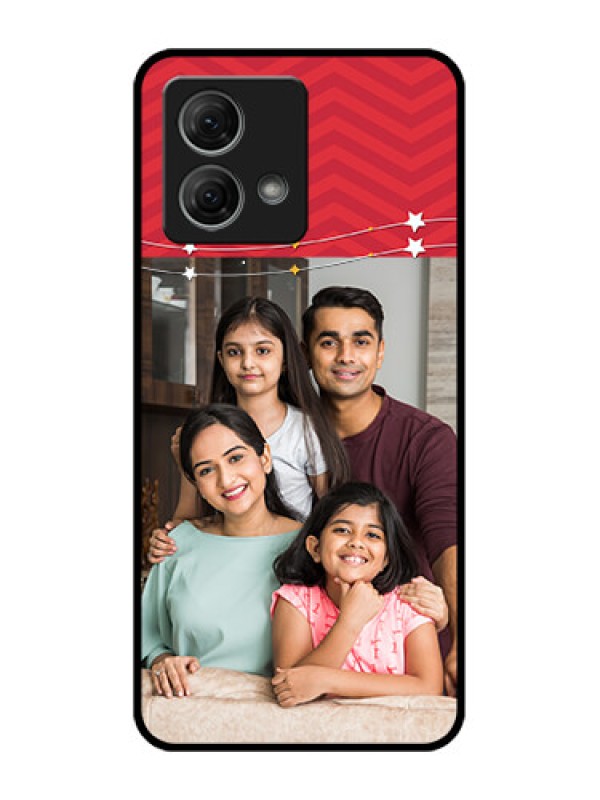 Custom Moto G84 5G Custom Metal Phone CaseHappy Family Design