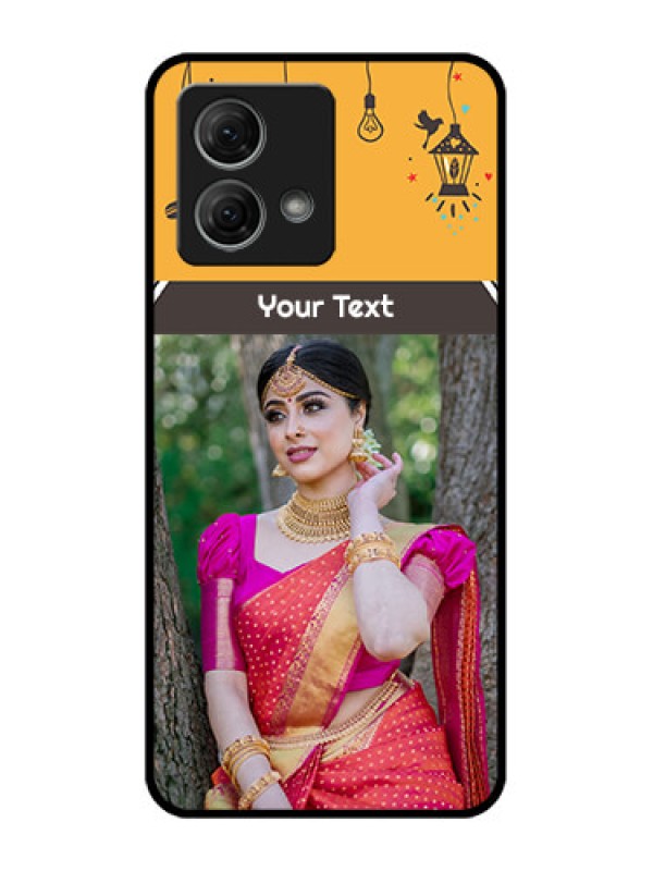 Custom Moto G84 5G Custom Metal Phone CaseWith Family Picture And Icons