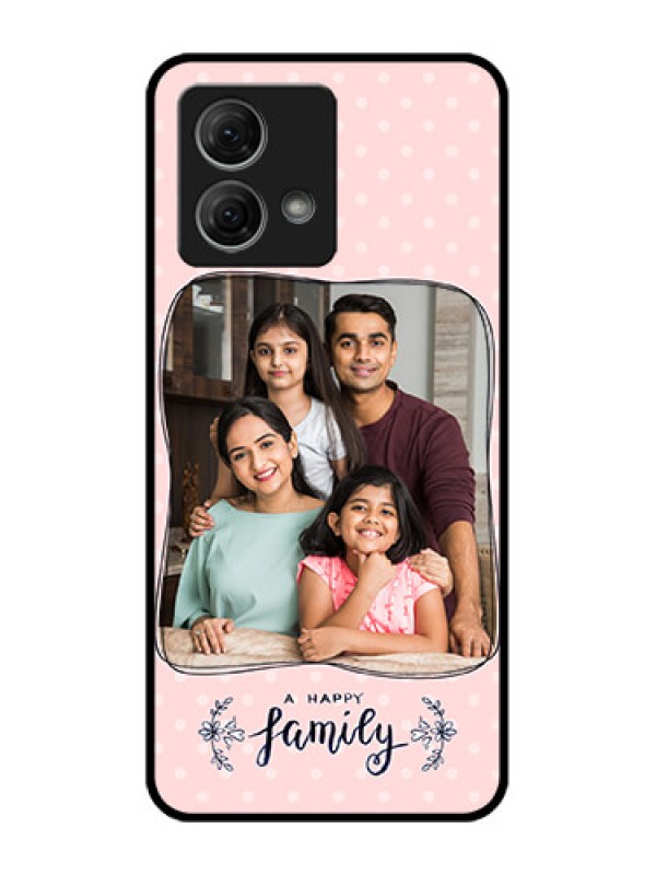 Custom Moto G84 5G Custom Metal Phone CaseFamily With Dots Design