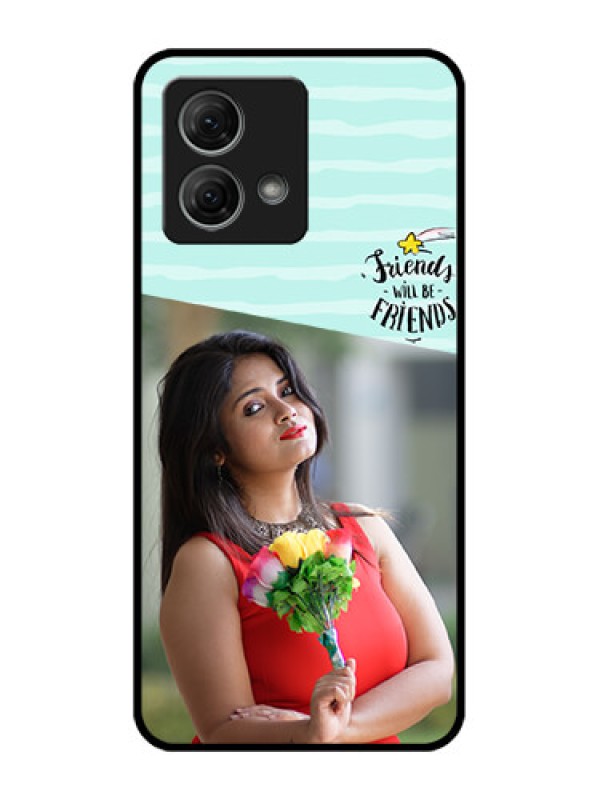 Custom Moto G84 5G Custom Metal Phone CaseFriends Picture Icon Design