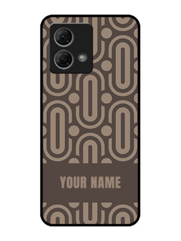 Custom Moto G84 5G Custom Metal Phone CaseCaptivating Zero Pattern Design