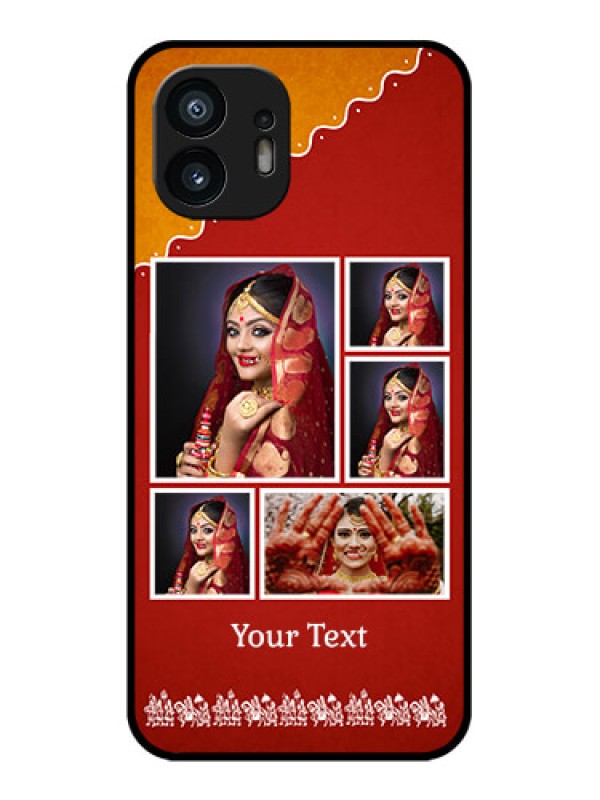 Custom Nothing Phone 2 Custom Metal Phone Case - Wedding Pic Upload Design