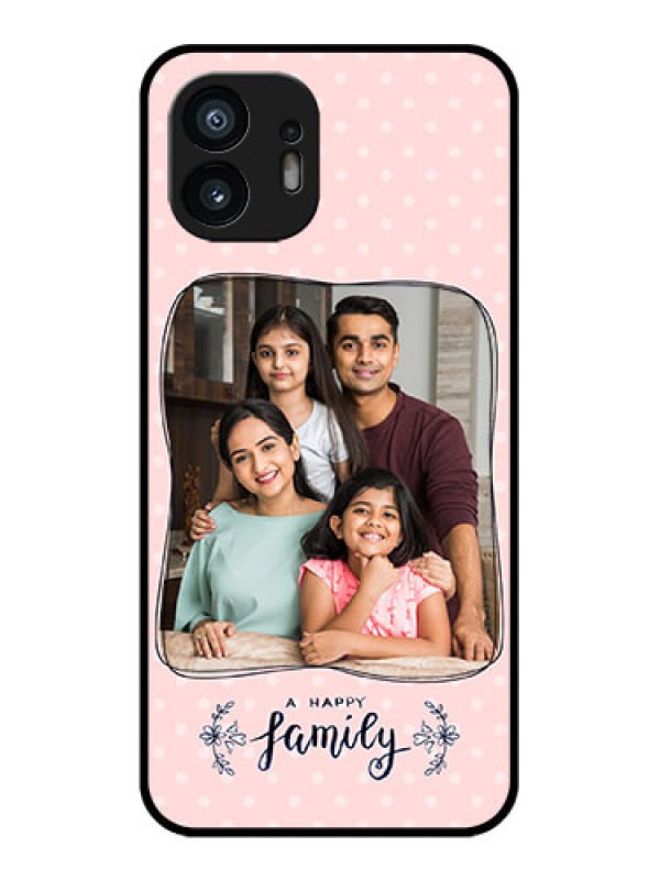Custom Nothing Phone 2 Custom Metal Phone Case - Family With Dots Design