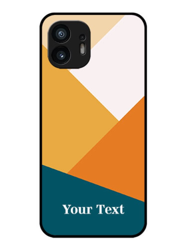 Custom Nothing Phone 2 Custom Metal Phone Case - Stacked Multi - Colour Design
