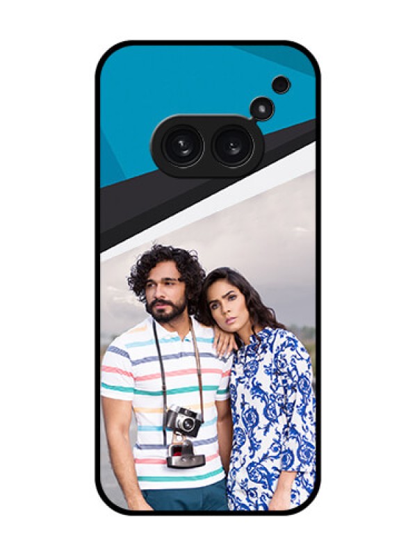 Custom Nothing Phone 2A Plus Custom Metal Phone CaseSimple Pattern Photo Upload Design