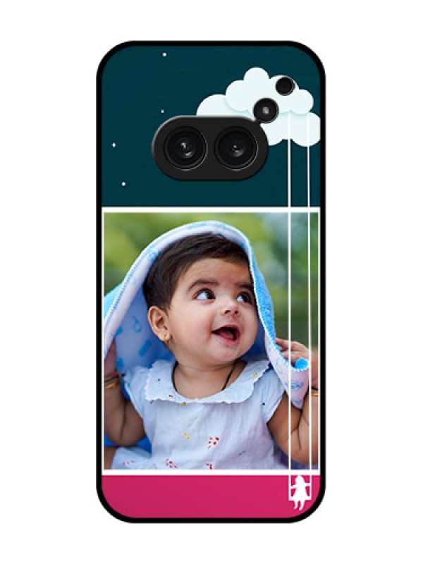 Custom Nothing Phone 2A Plus Custom Metal Phone CaseCute Girl With Cloud Design