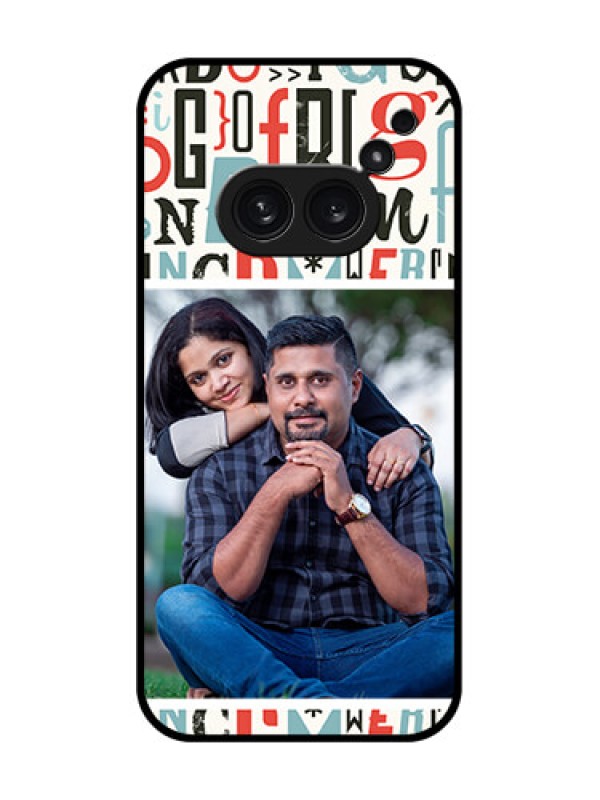 Custom Nothing Phone 2A Plus Custom Metal Phone CaseAlphabet Design