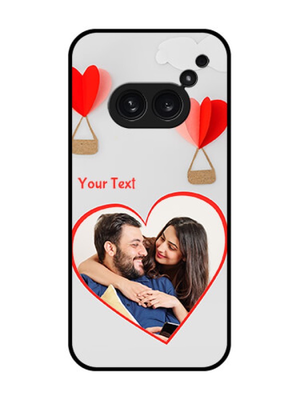 Custom Nothing Phone 2A Plus Custom Metal Phone CaseParachute Love Design