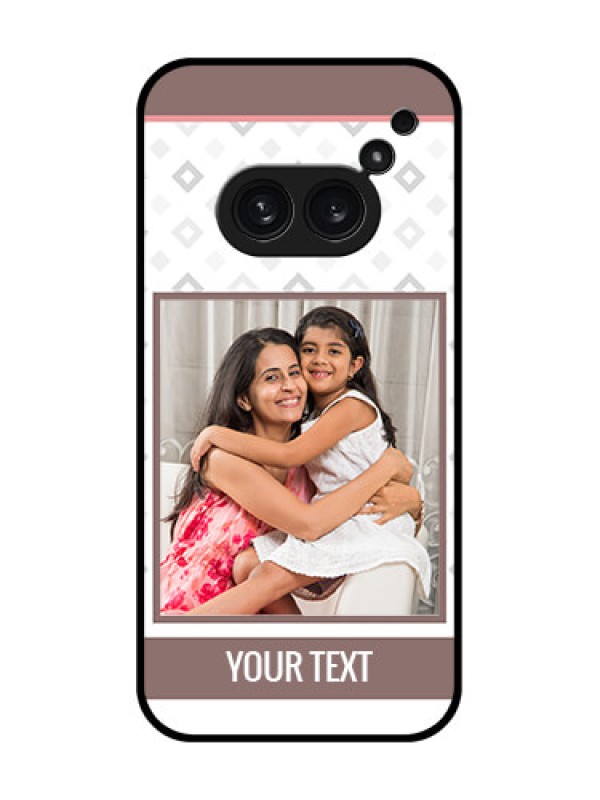 Custom Nothing Phone 2A Plus Custom Metal Phone CaseSimple Diamond Design