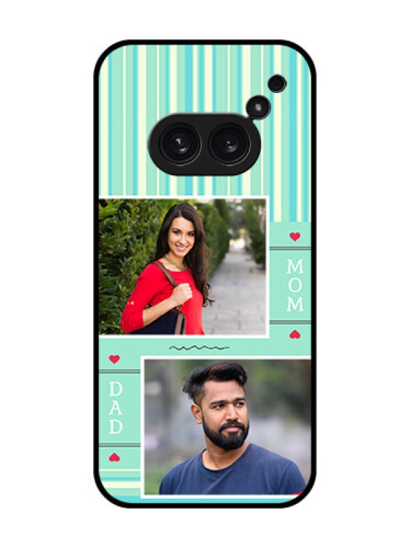 Custom Nothing Phone 2A Plus Custom Metal Phone CaseMom and Dad Pic Design