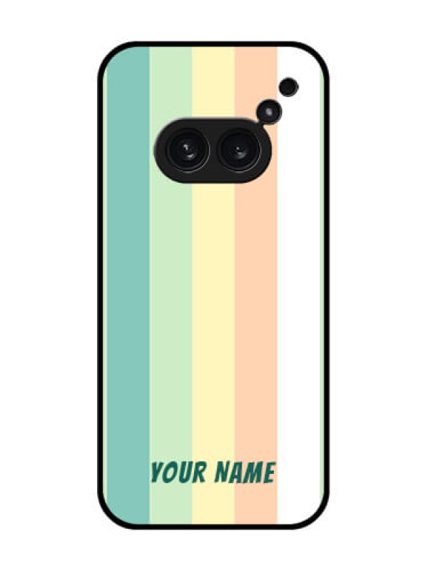 Custom Nothing Phone 2A Plus Custom Metal Phone CaseMulti - Colour Stripes Design