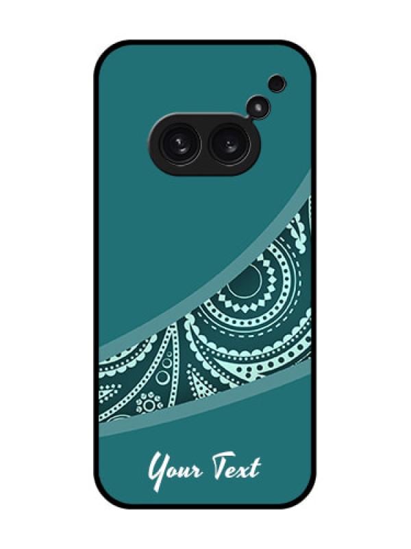 Custom Nothing Phone 2A Plus Custom Metal Phone CaseSemi Visible Floral Design