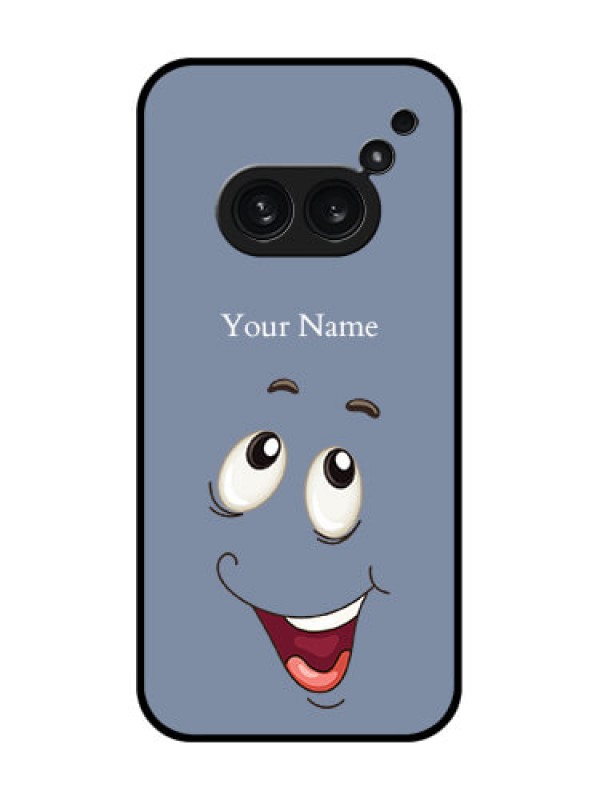 Custom Nothing Phone 2A Plus Custom Metal Phone CaseLaughing Cartoon Face Design
